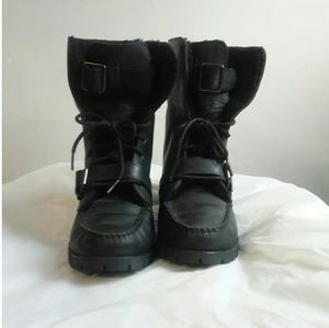 Black Ralph Lauren Boots - Size 10B